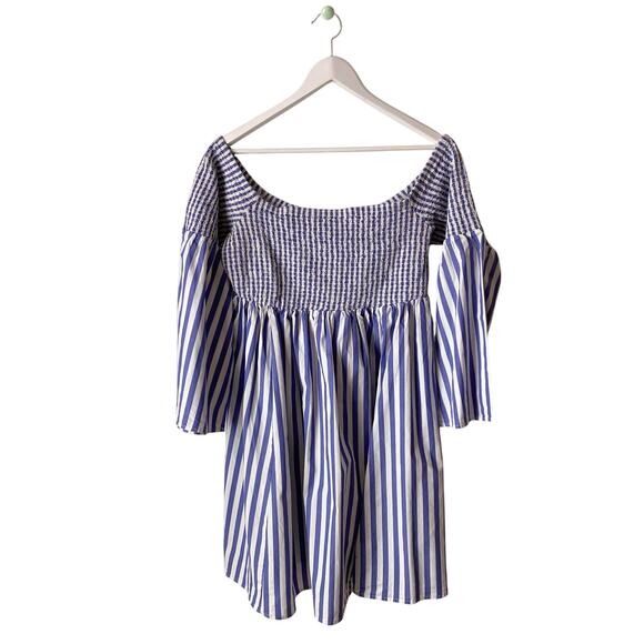 torrid Dresses & Skirts - Torrid Blue And White Striped Dress Size 3